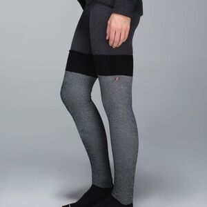 Lululemon Athletica Gray and Black Performance Socks